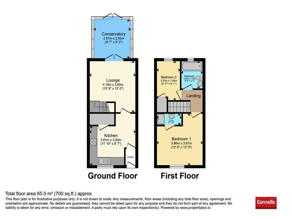 10, Scott Close, Alcester floorplan