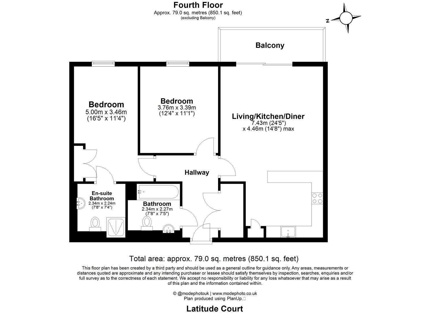Flat 406 Latitude Court, 3, Albert Basin Way, London floorplan