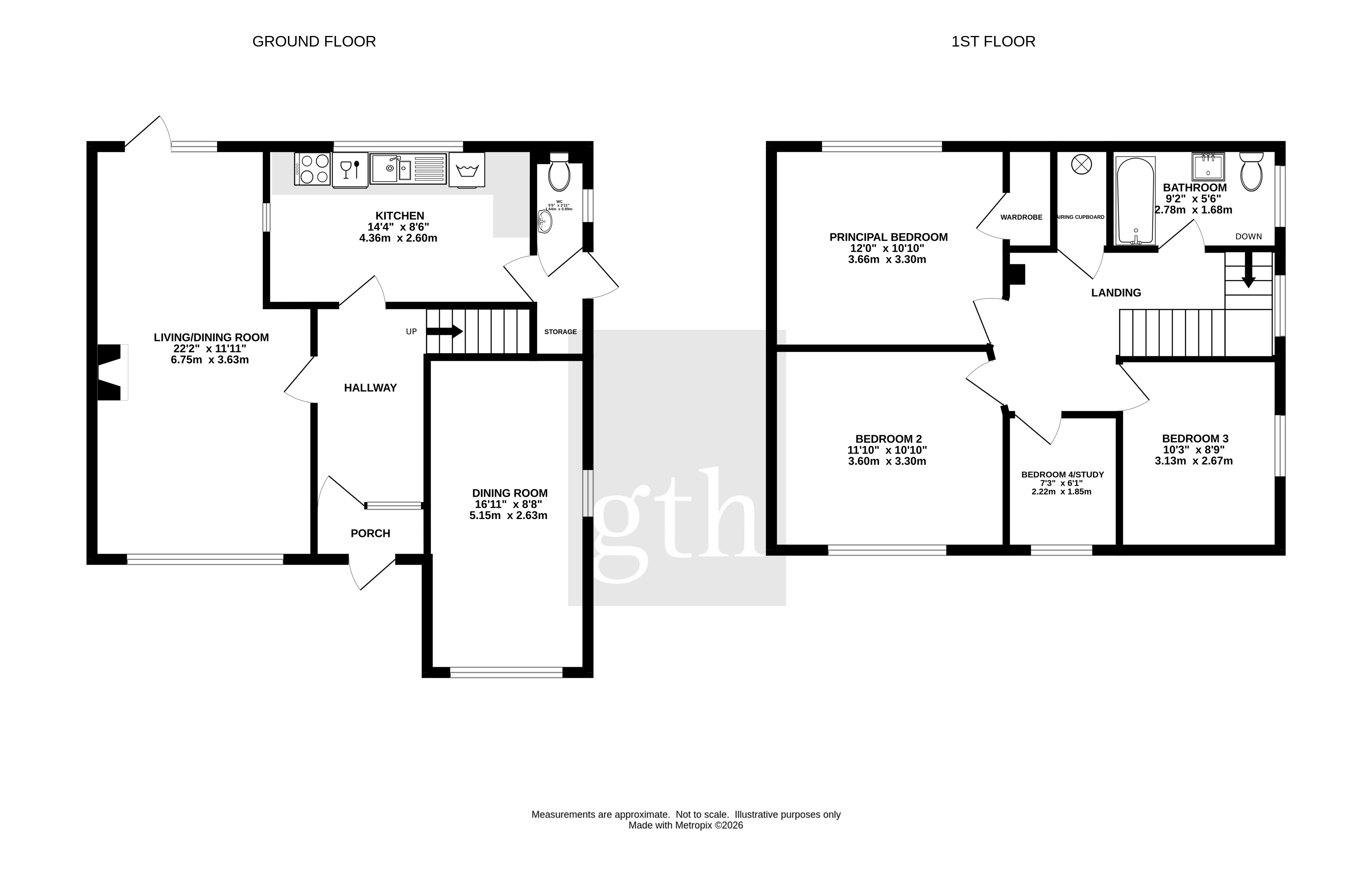 The Sheiling,, Grove Road, Minehead floorplan