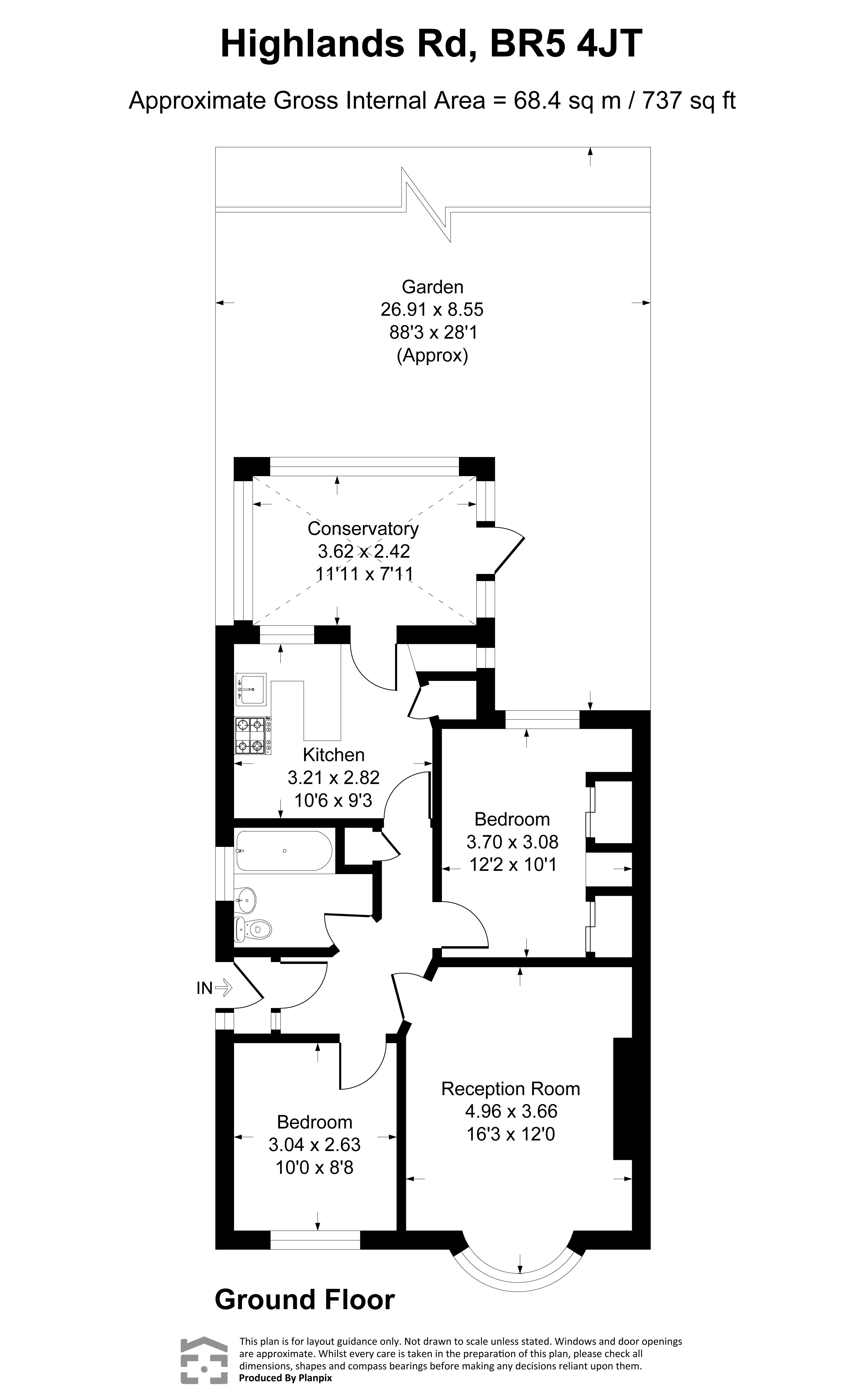 8, Highlands Road, Kent floorplan