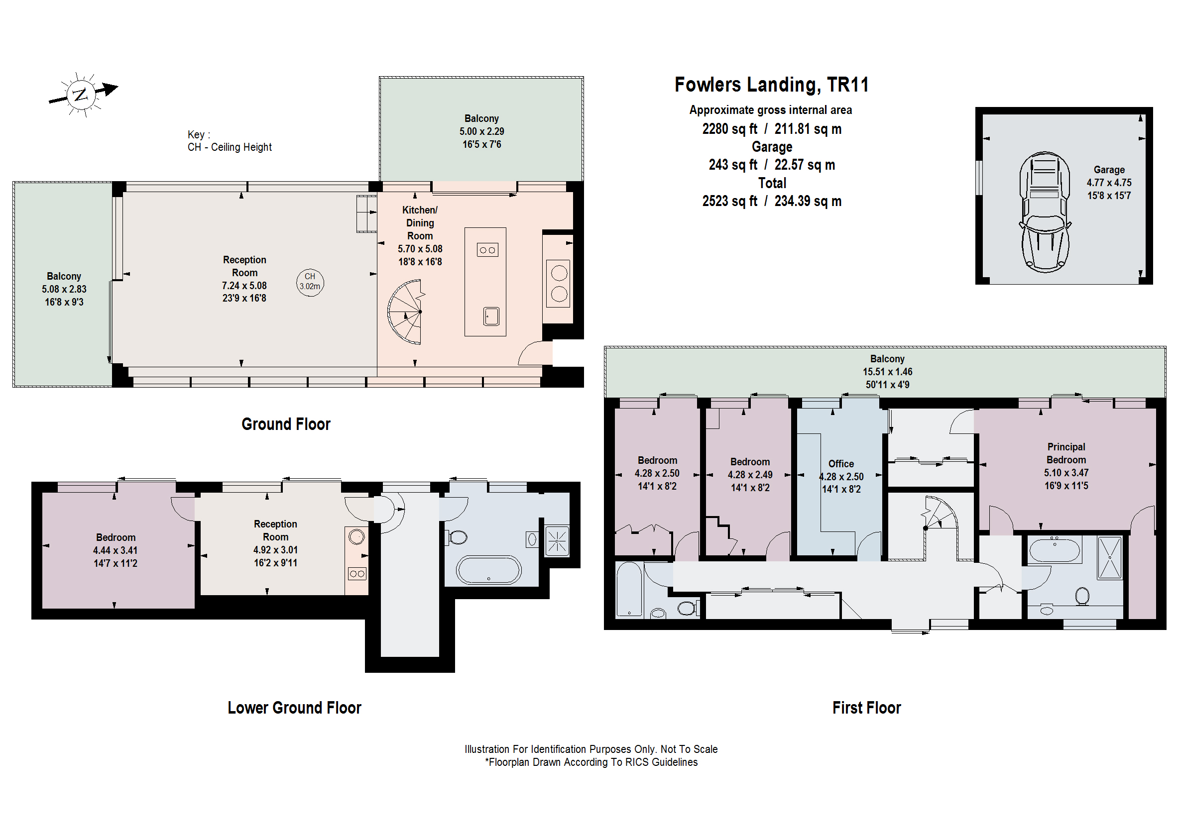 Budock Vean Lane, Mawnan Smith, Falmouth, Cornwall TR11, 5 bedroom