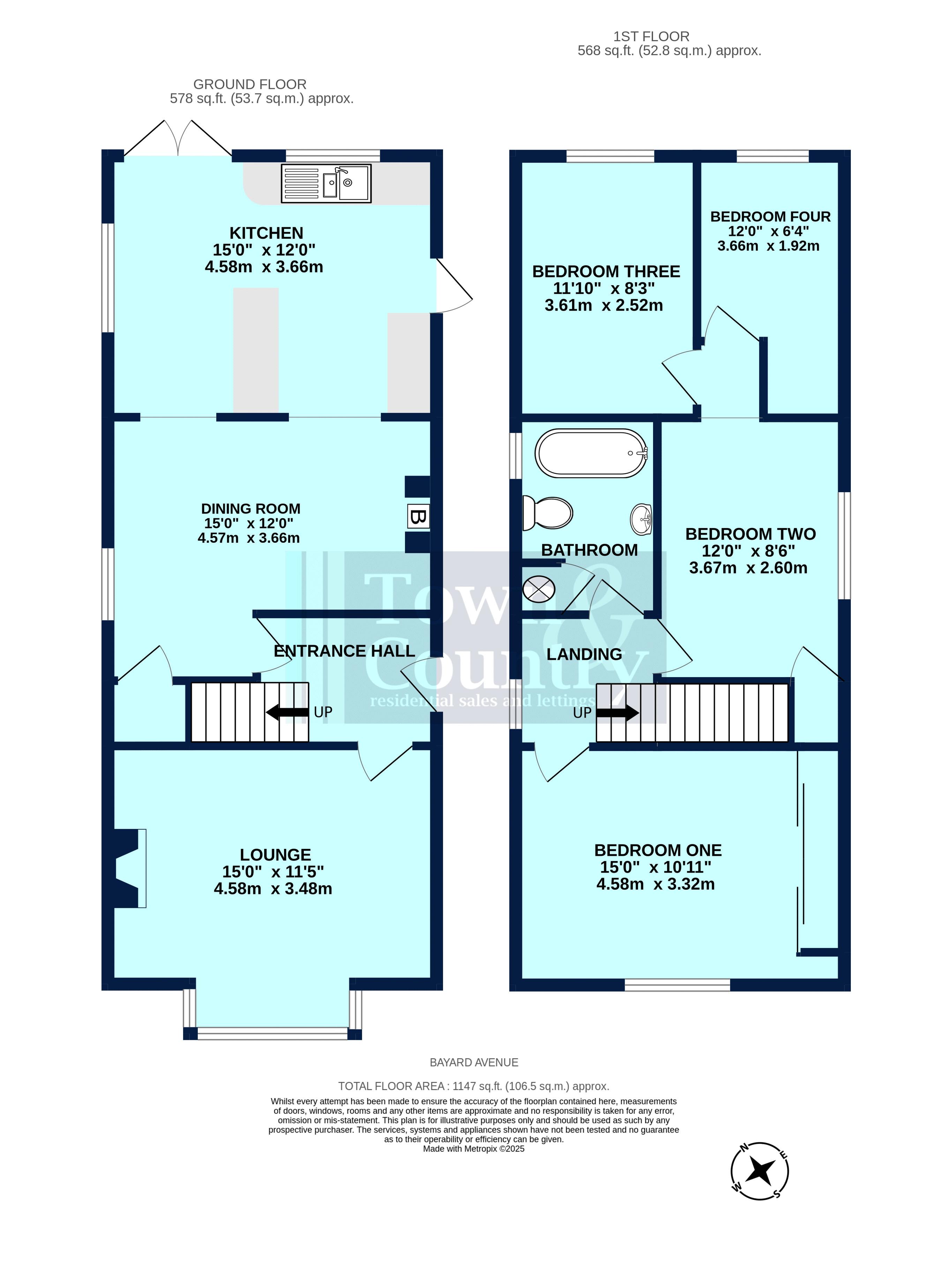 4, Bayard Avenue, Colchester floorplan