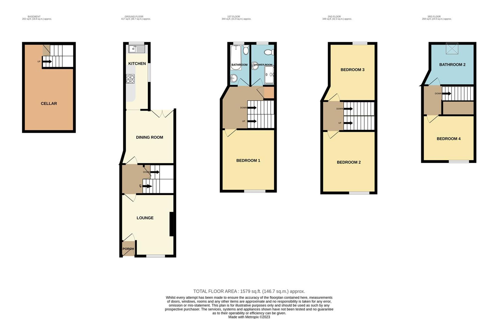 14 St. Sepulchre Street, Scarborough floorplan