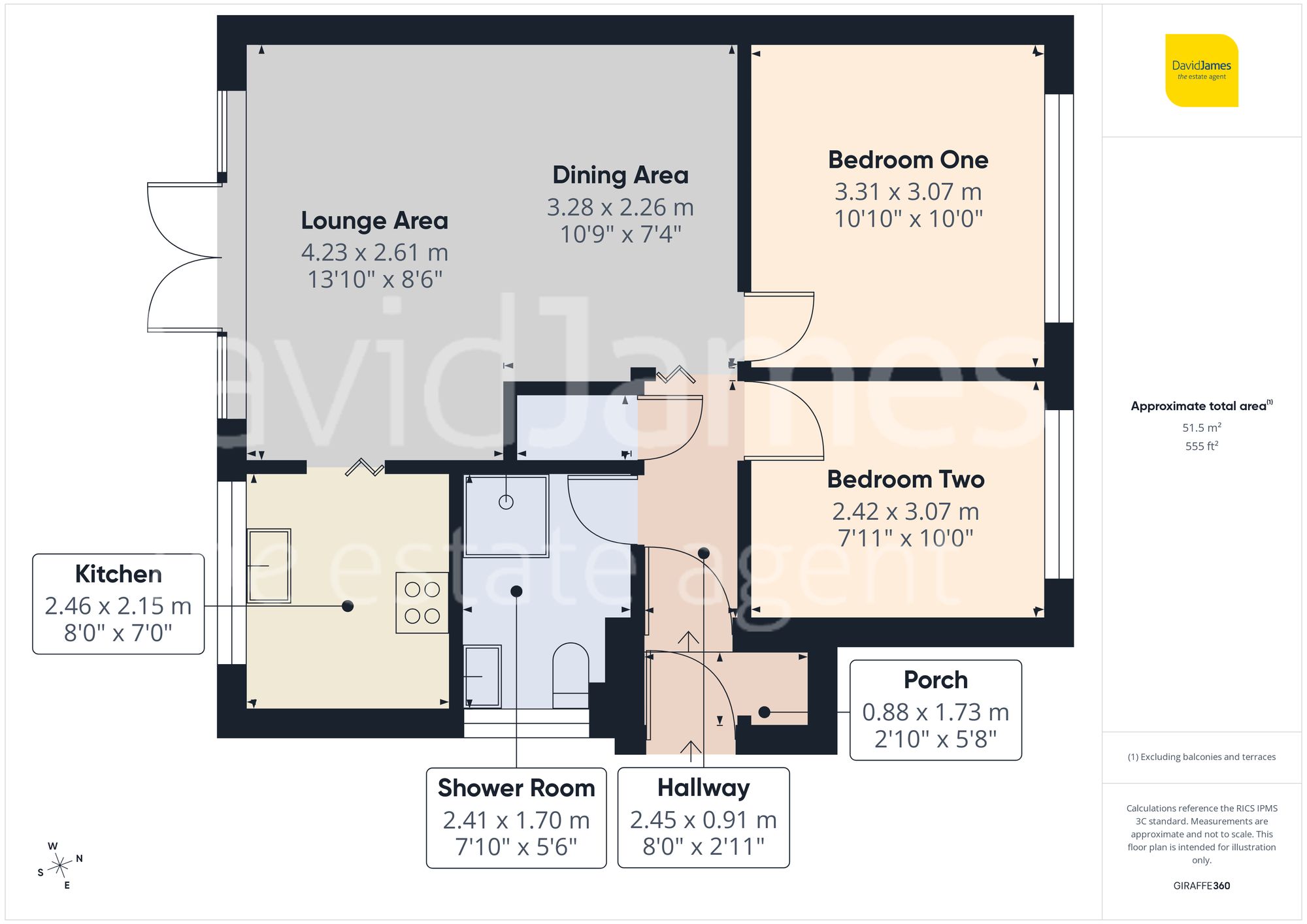 77 Cherrywood Gardens, Nottingham floorplan