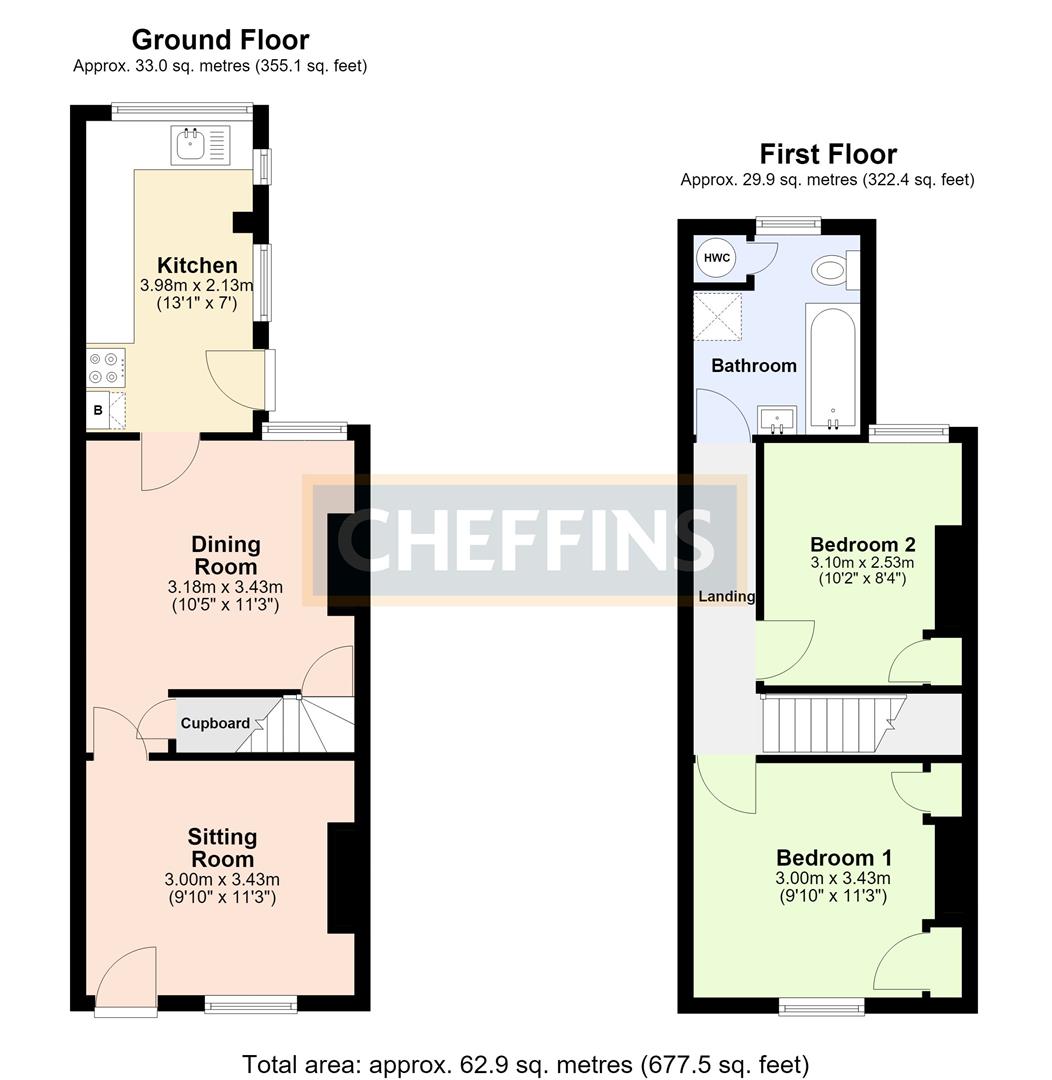 14, Petworth Street, Cambridge floorplan