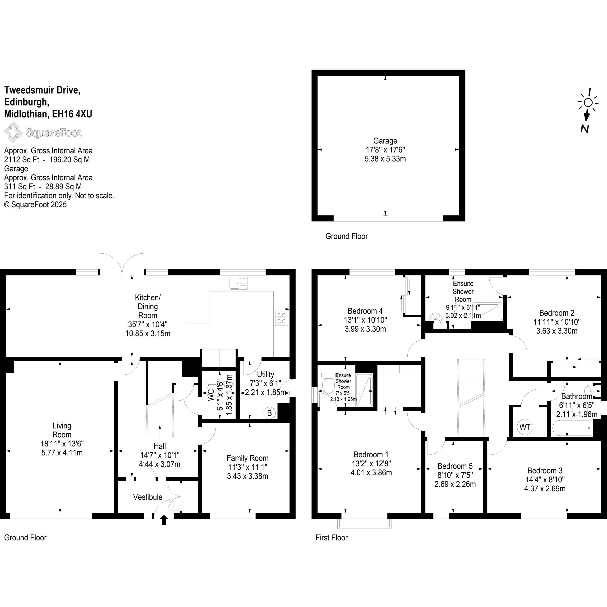 63, Tweedsmuir Drive, Edinburgh floorplan
