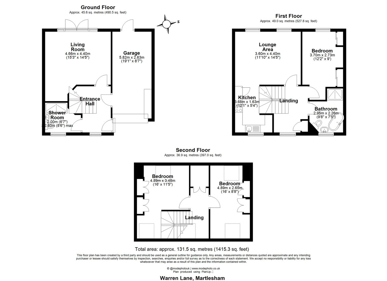 25, Warren Lane, Ipswich floorplan