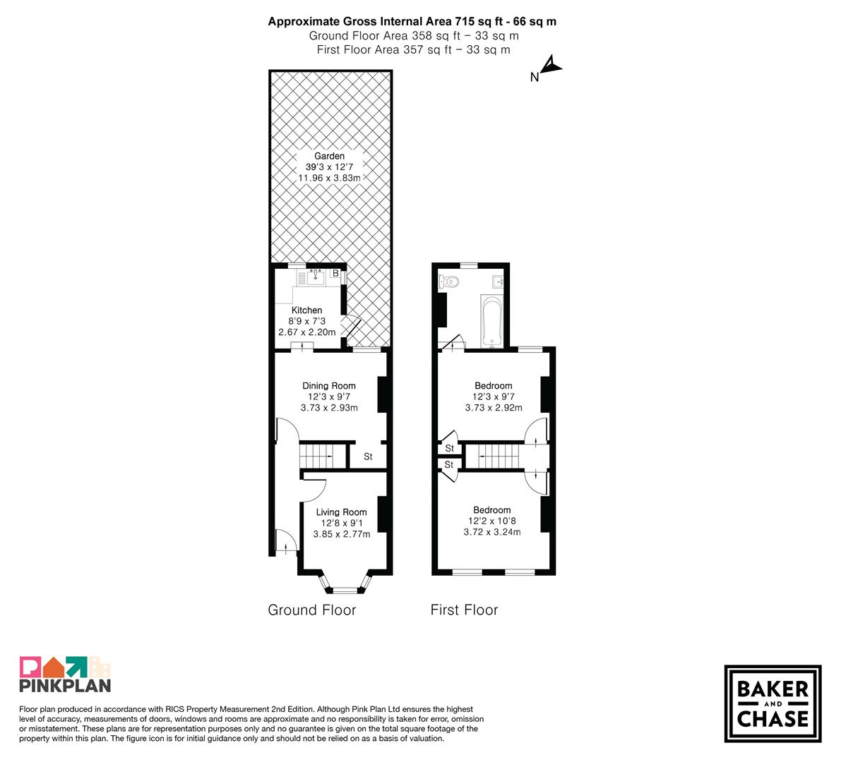44, Shrubbery Road, London floorplan
