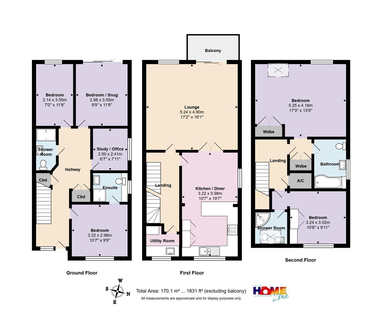 22, Asquith Close, Christchurch floorplan