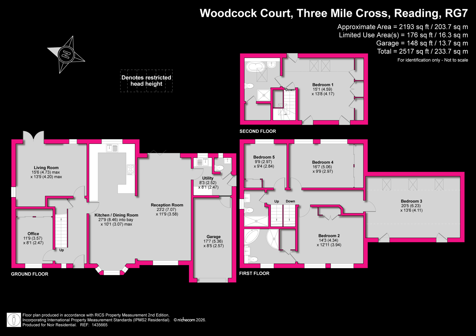 35, Woodcock Court, Reading floorplan