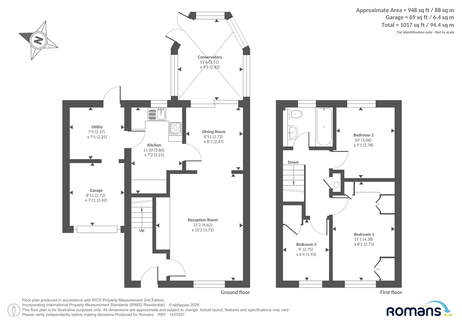 21, Arkwright Drive, Berkshire floorplan