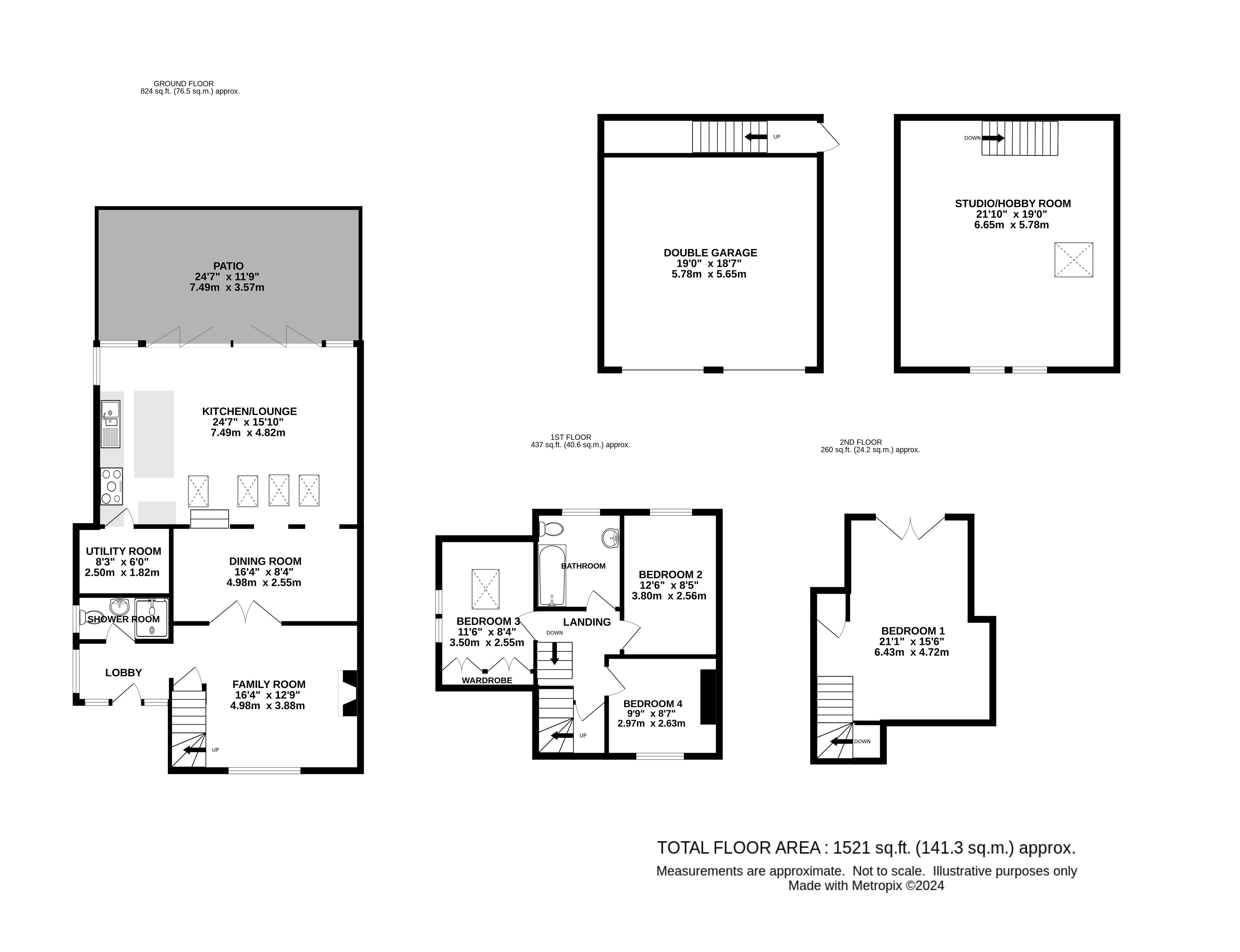 1, Higher Marsh Row, Exeter floorplan