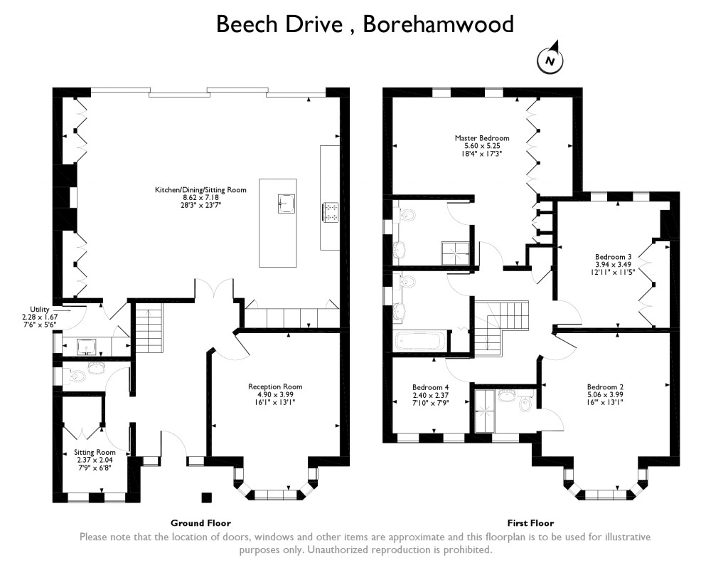 4 Bedrooms Semi-detached house for sale in Beech Drive, Borehamwood WD6