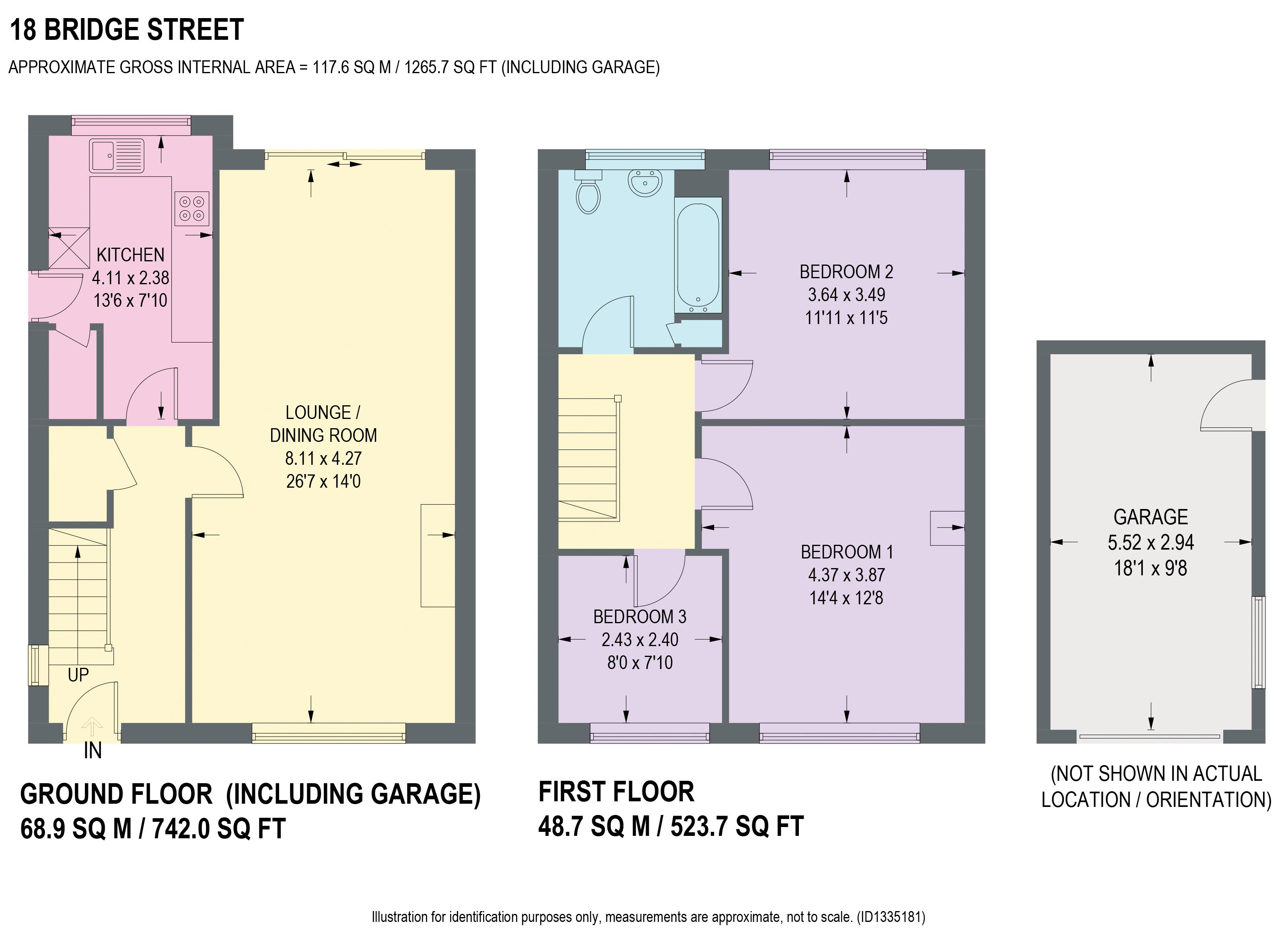 18, Bridge Street, Chesterfield floorplan