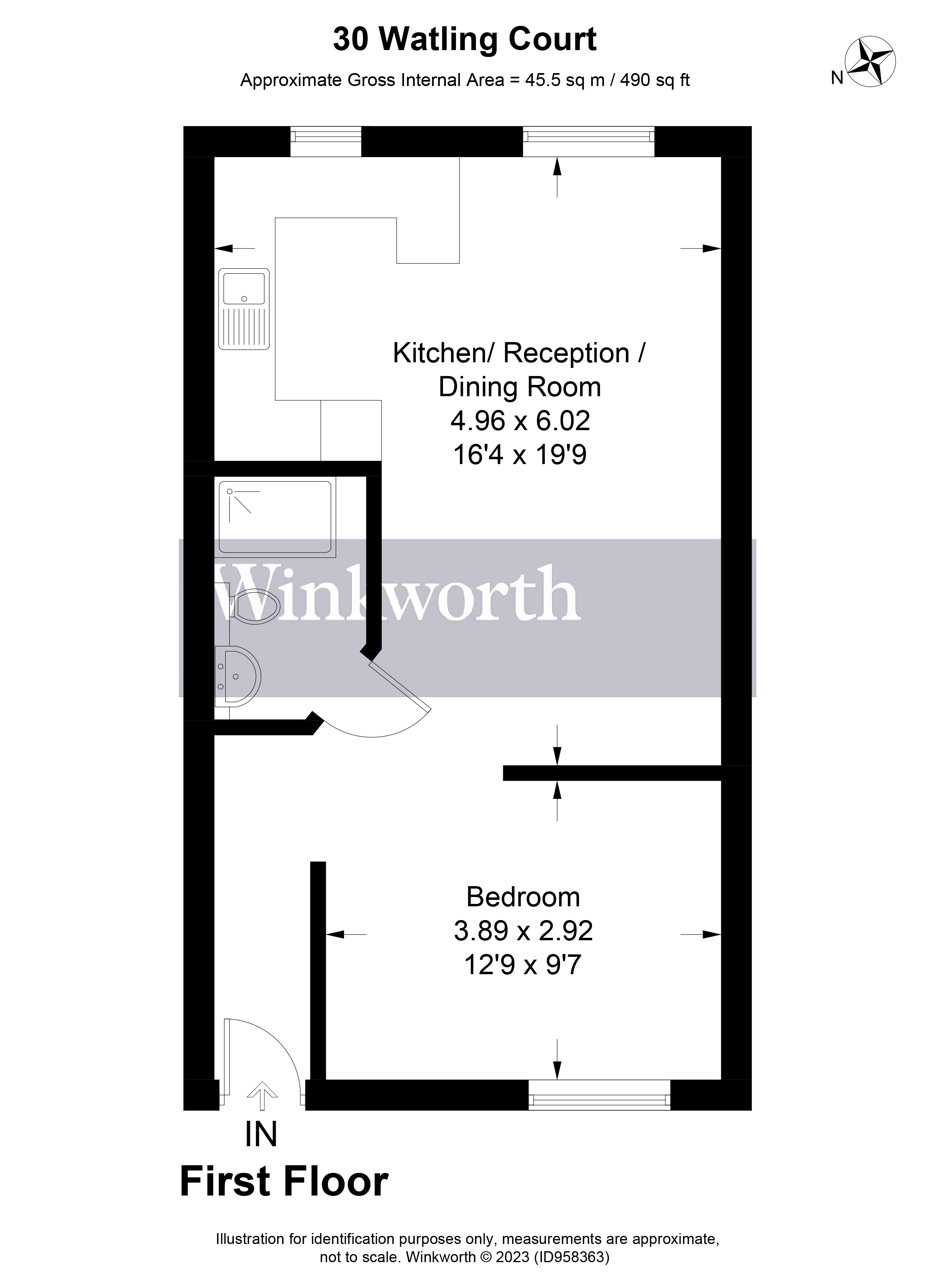 30 Watling Court,, High Street, Borehamwood floorplan