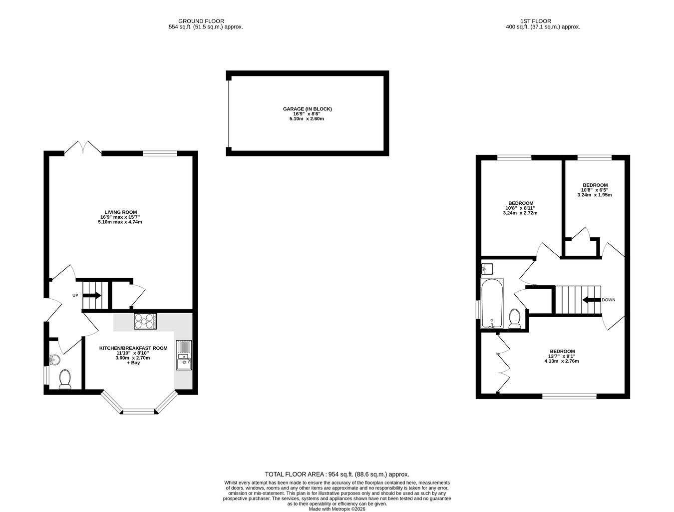 18, Clare Mead, Farnham floorplan