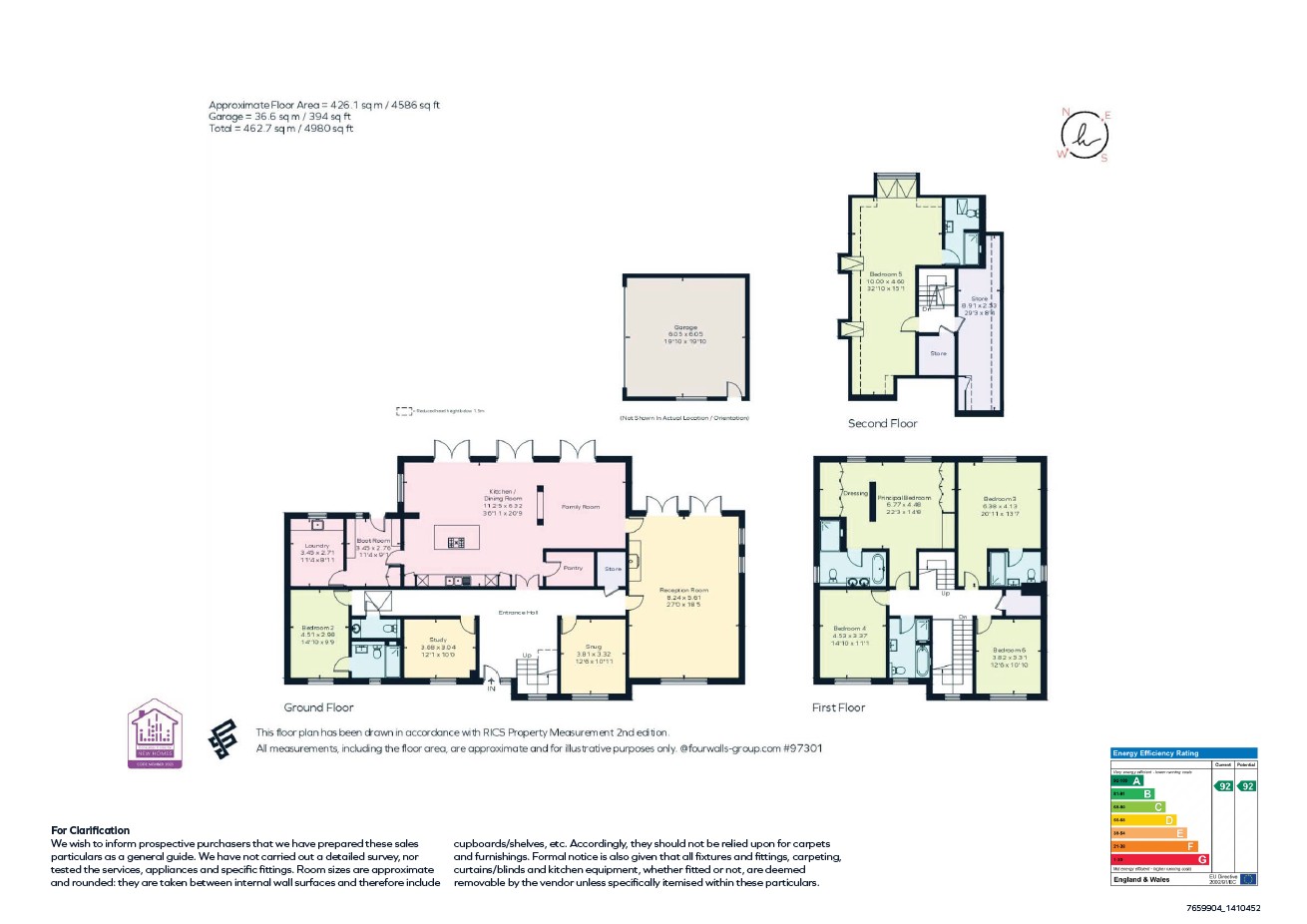Whitebines, Arkell Lane, Frensham, Farnham floorplan