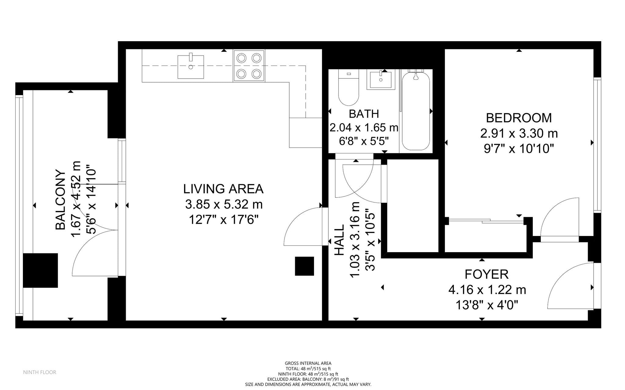 Olympic Way, Wembley floorplan