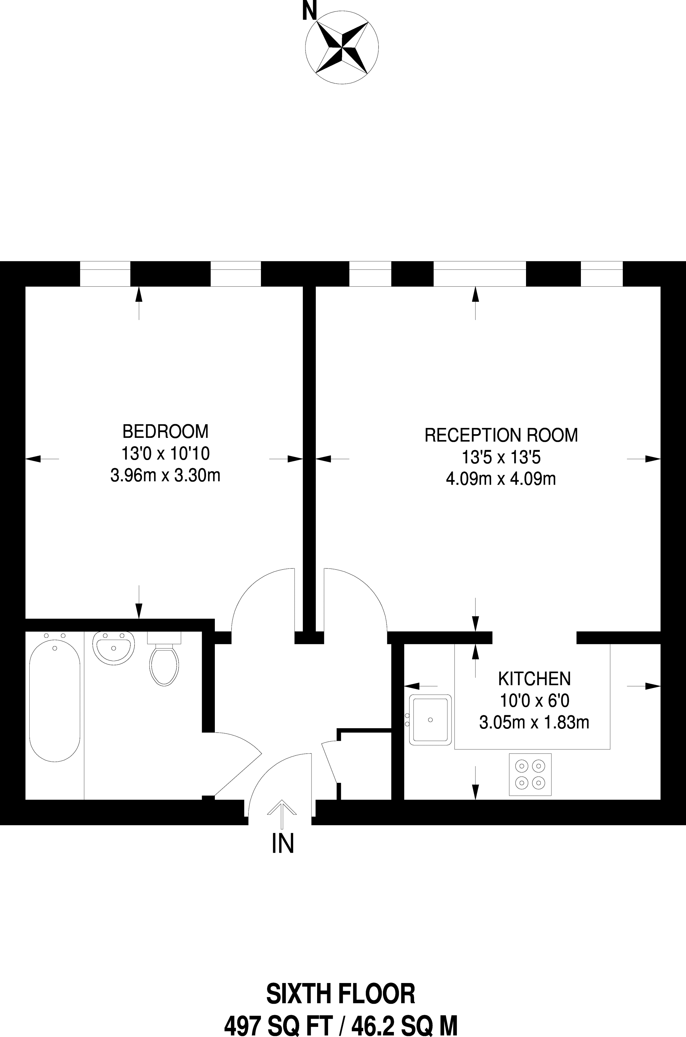 1 Bedrooms Flat to rent in London Road, Croydon CR0