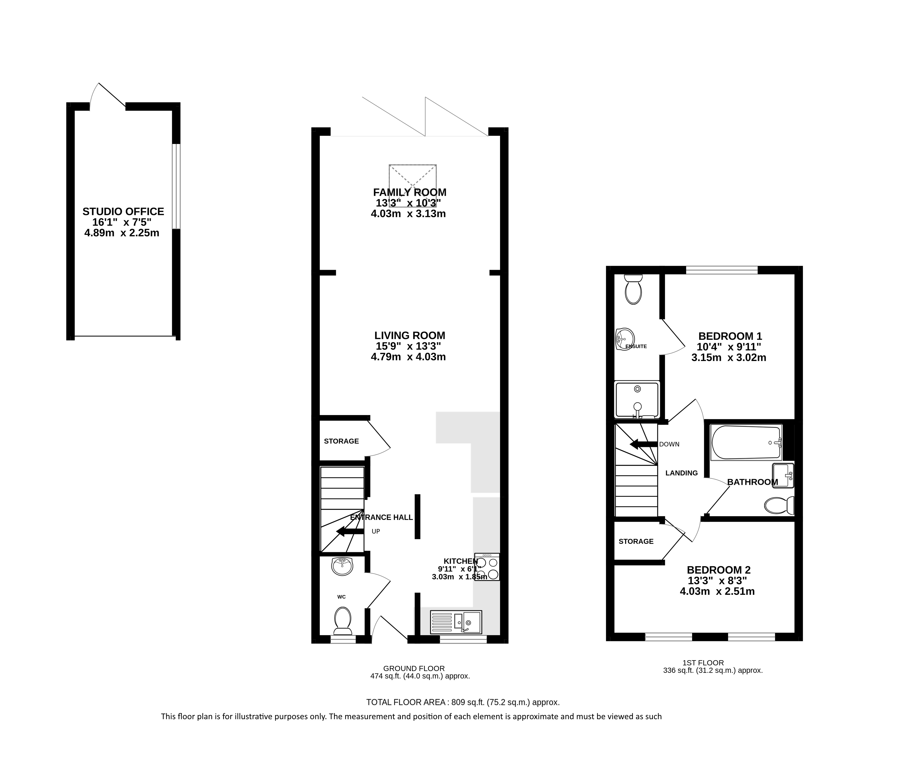 9, Kestrel Way, St Albans floorplan