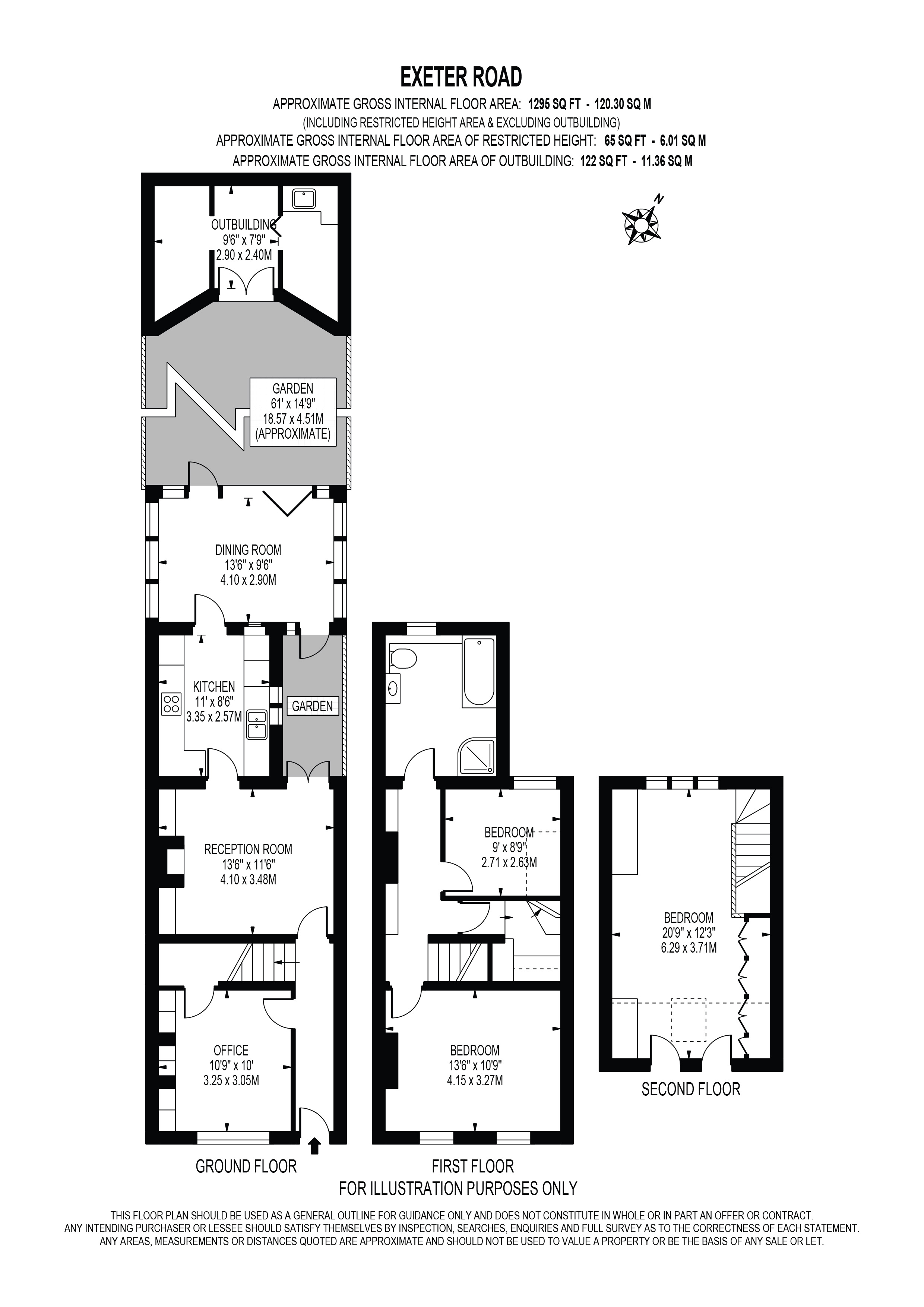 73, Exeter Road, Surrey floorplan