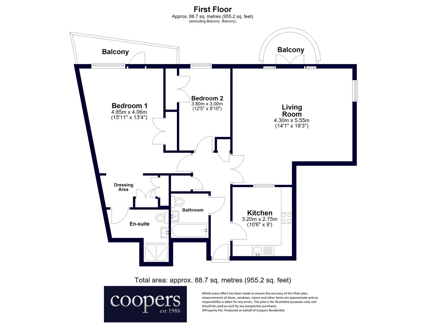 9 Thomas More, Thomas More Building, Ruislip floorplan