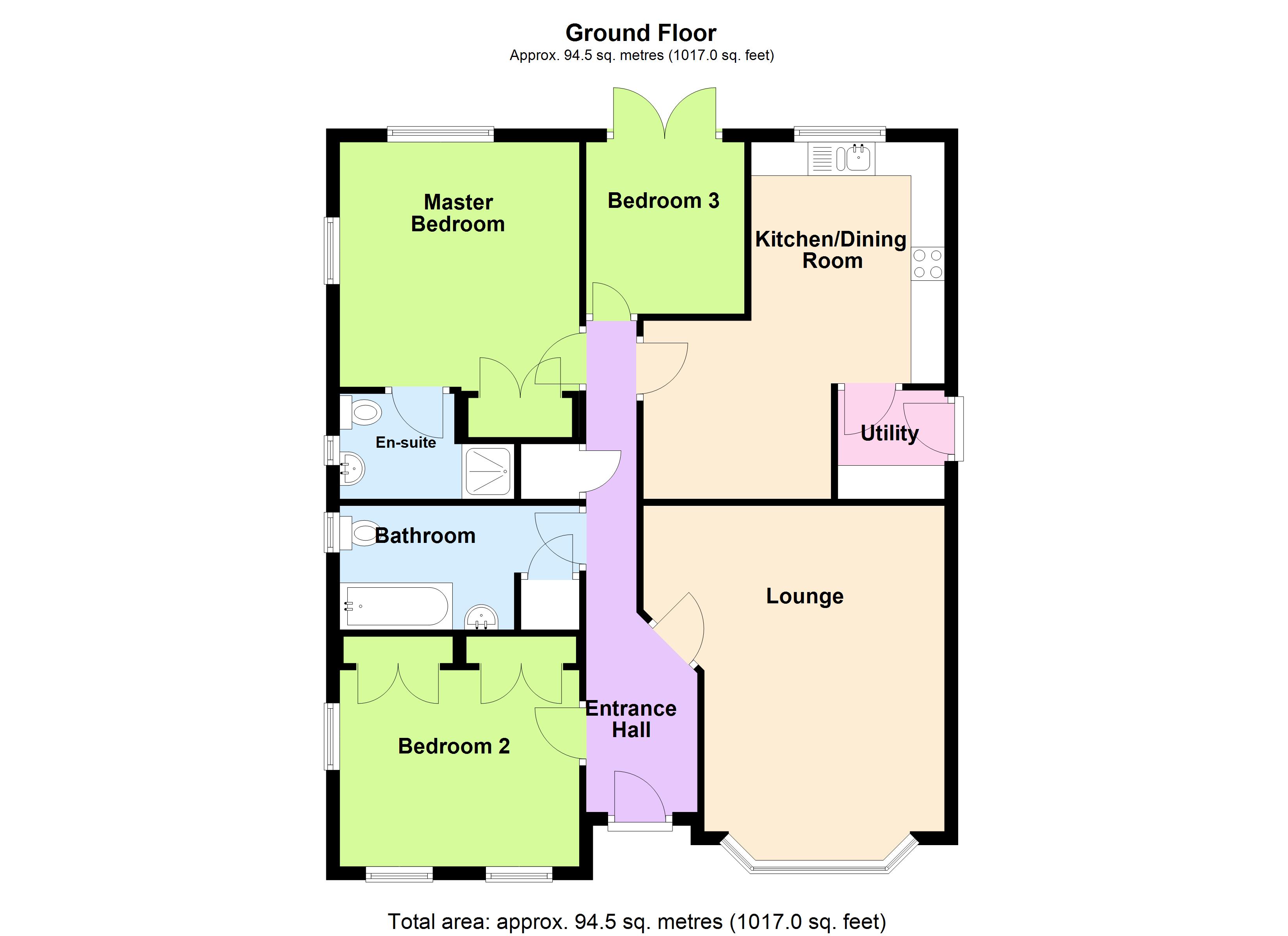 11, Hilldrecks View, Rotherham floorplan