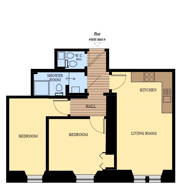 2 Bedrooms Flat to rent in Tarvit Street, Tollcross, Edinburgh EH3