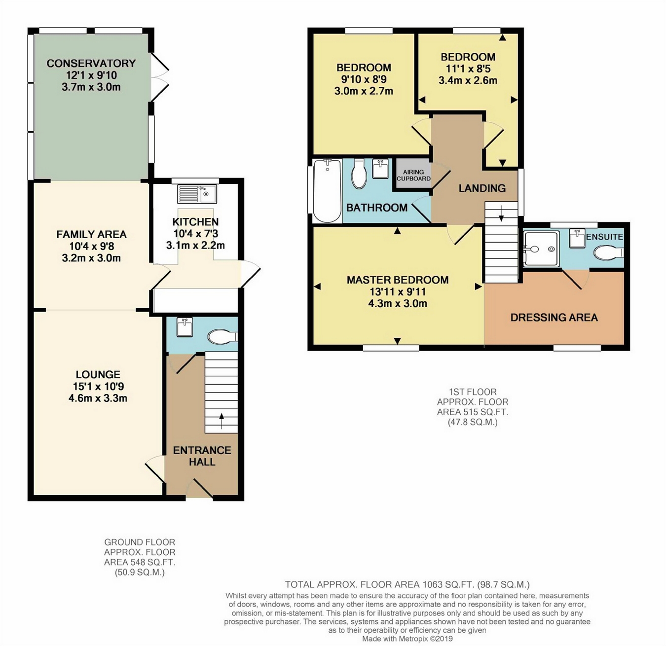 3 Bedrooms Detached house for sale in Wadley Close, Tiptree, Colchester, Essex CO5