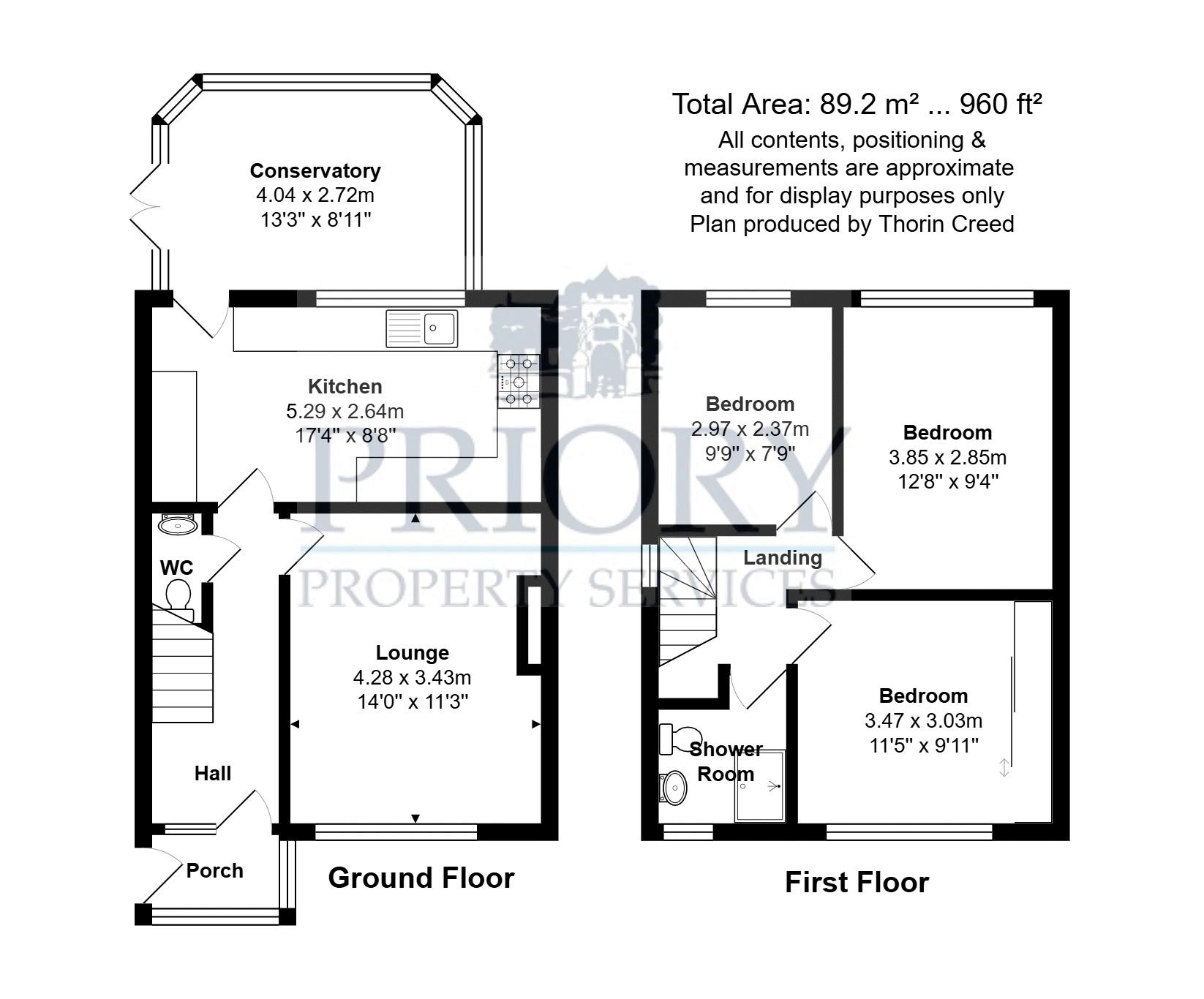 27, Back Lane, Congleton floorplan