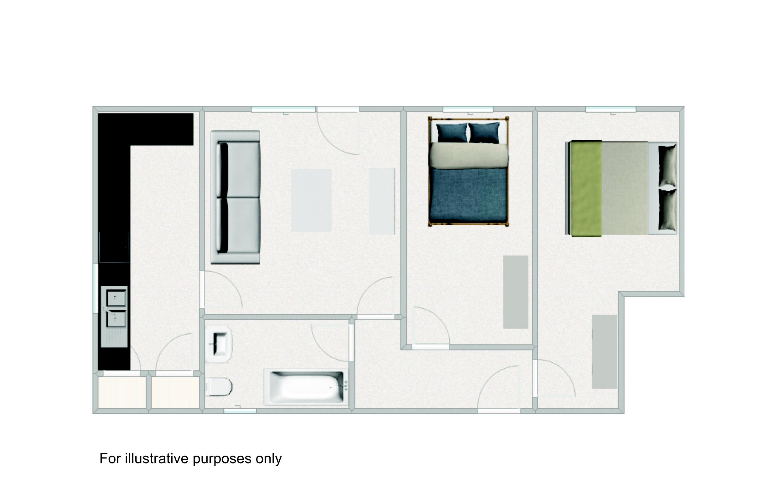 22 Ridware House, Hobbs Road, Lichfield floorplan