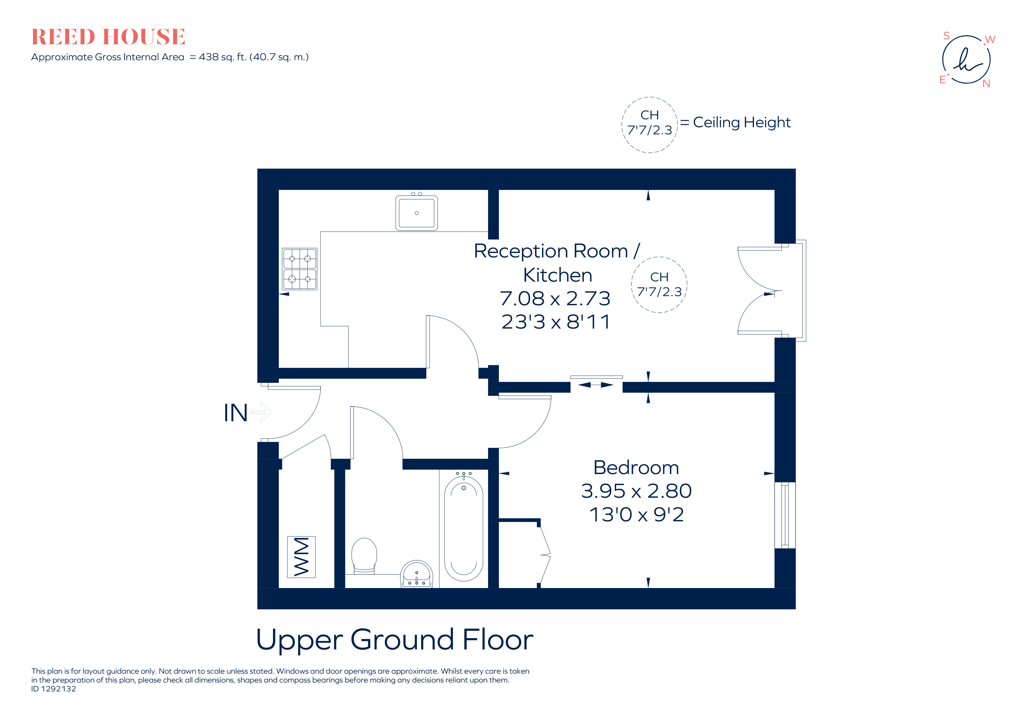 Flat 3, Reed House, 21 Durnsford Road, London floorplan