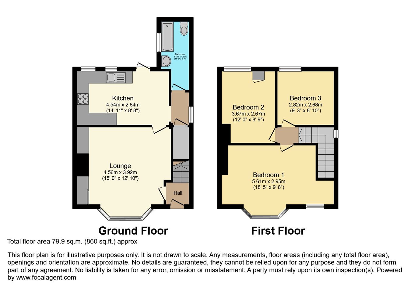15, Chatburn Road, Preston floorplan