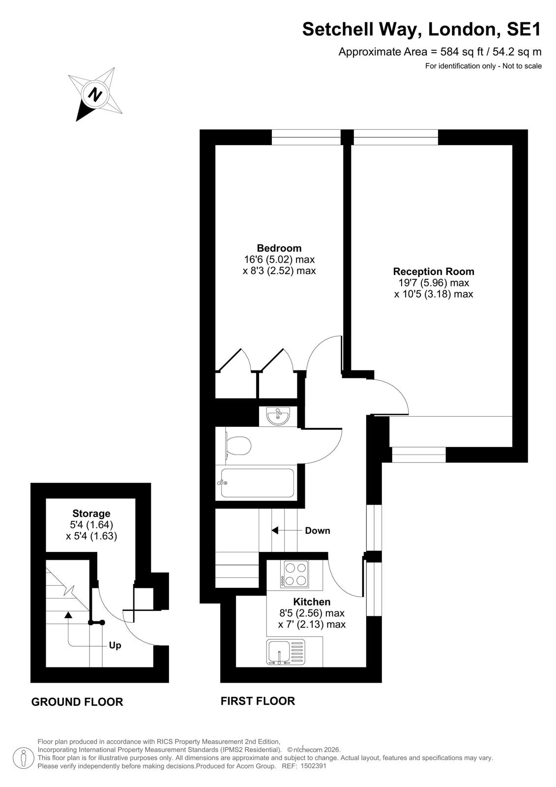 10, Setchell Way, London floorplan