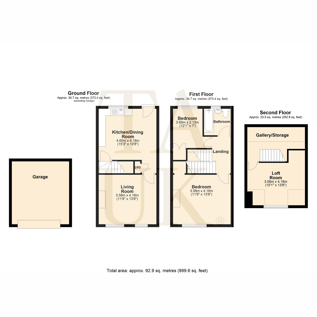 132, Wilden Lane, Stourport-on-severn floorplan