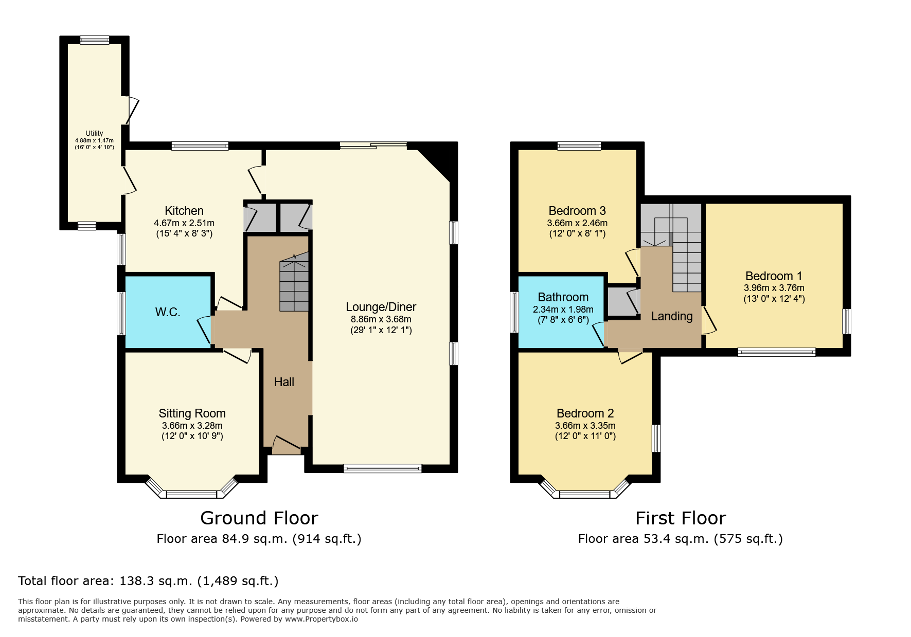 49 Station Road, Leicester floorplan