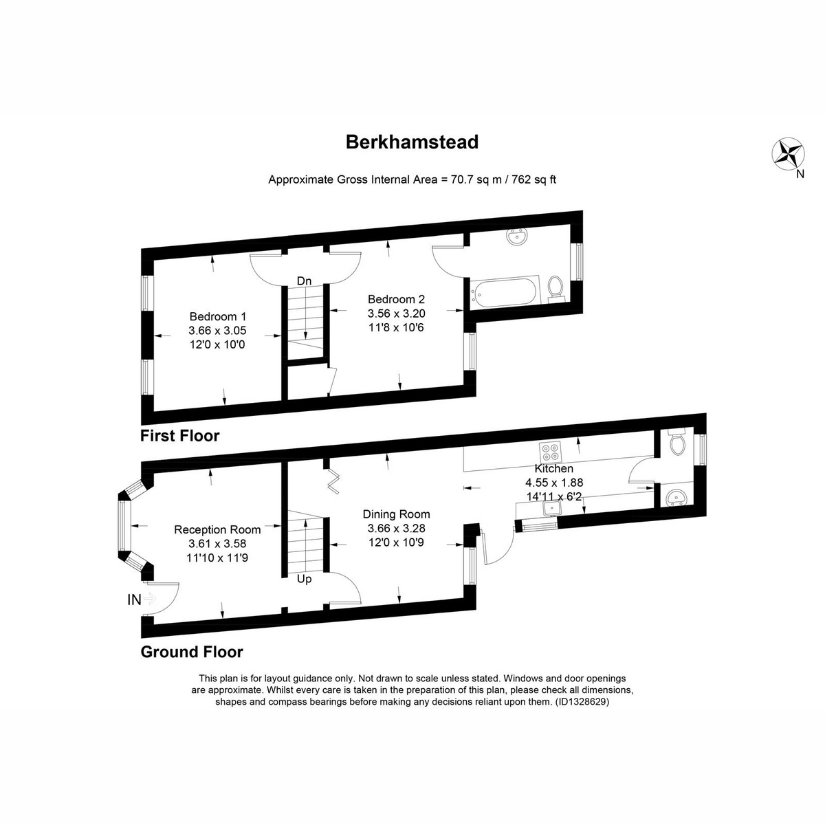 402, Berkhampstead Road, Chesham floorplan