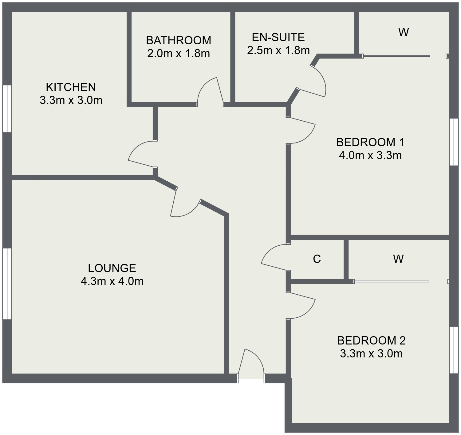 43 Brown Court, Grangemouth FK3, 2 bedroom flat for sale 62183383