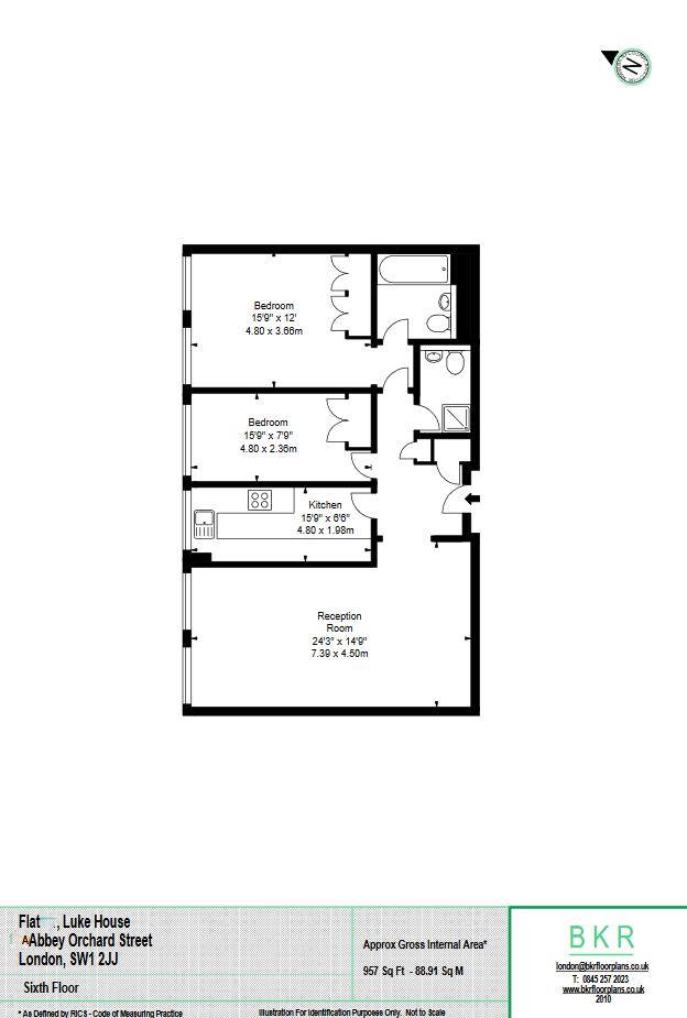 2 Bedrooms Flat to rent in Luke House, Abbey Orchard Street, London SW1P