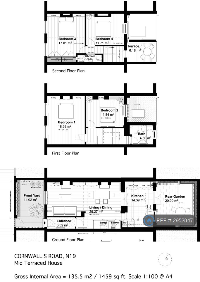 Cornwallis Road, London floorplan