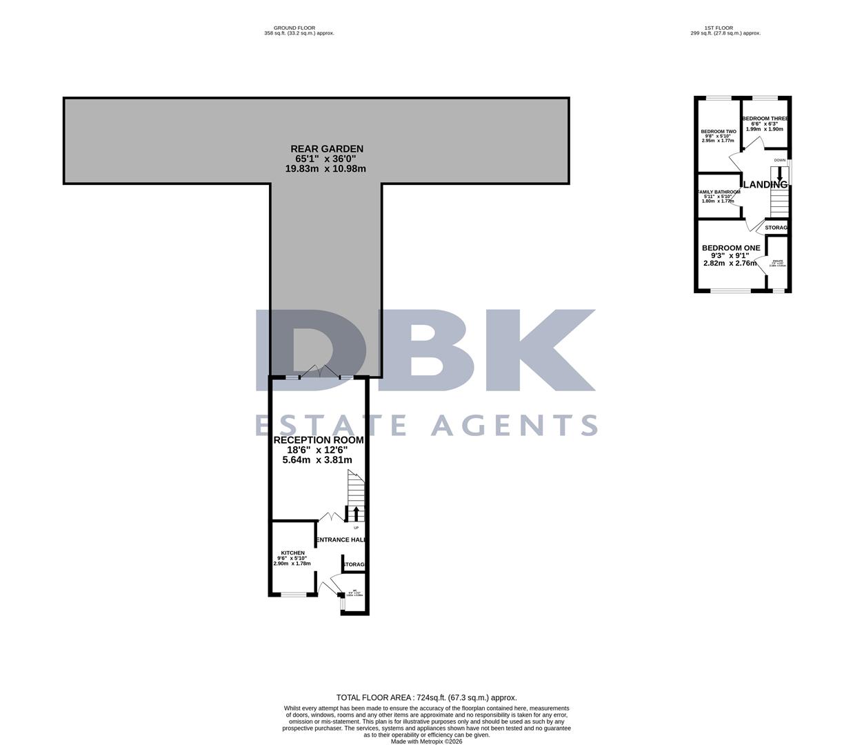 7, Clipstone Road, Hounslow floorplan