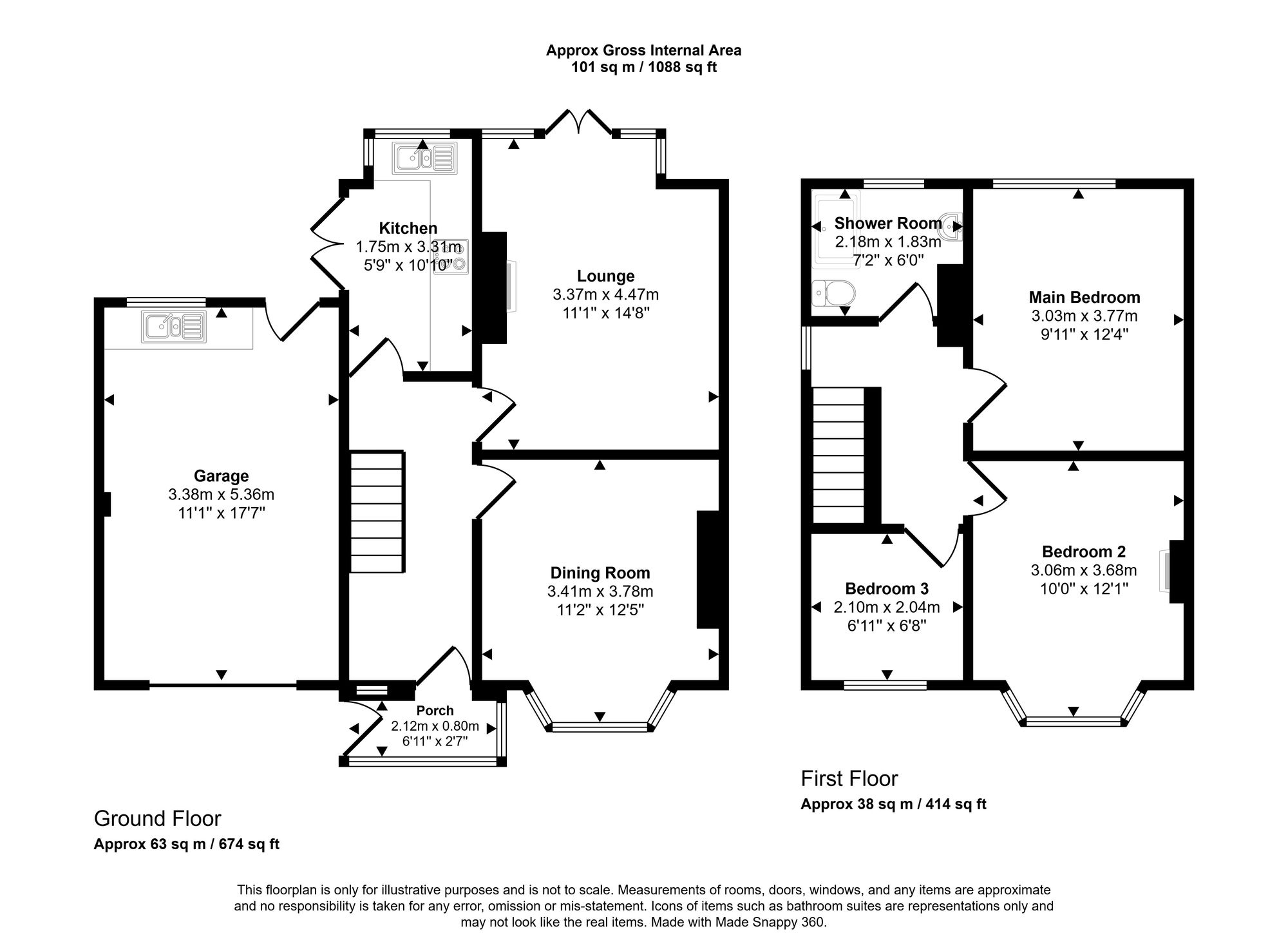 51 Crank Road, Wigan floorplan
