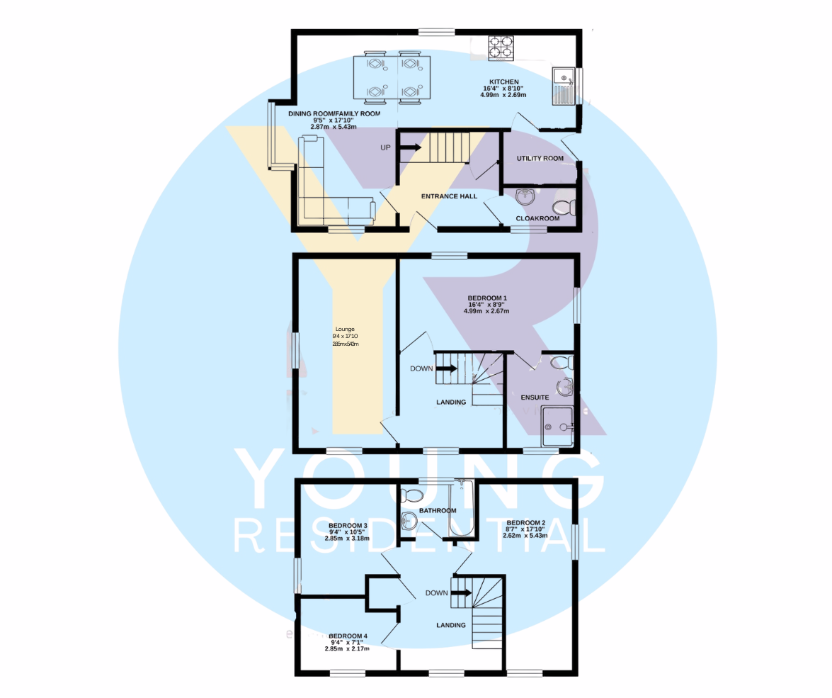 Central Avenue, Huntingdon floorplan
