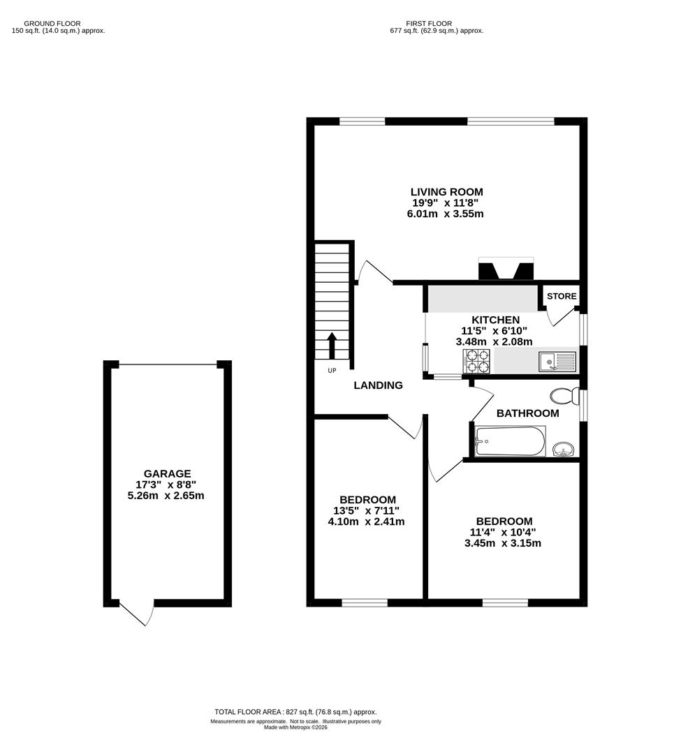 28, Bardeswell Close, Brentwood floorplan