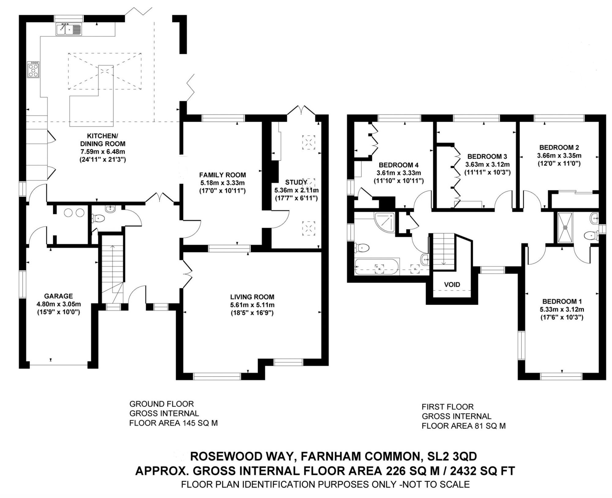 17 Rosewood Way, Slough floorplan