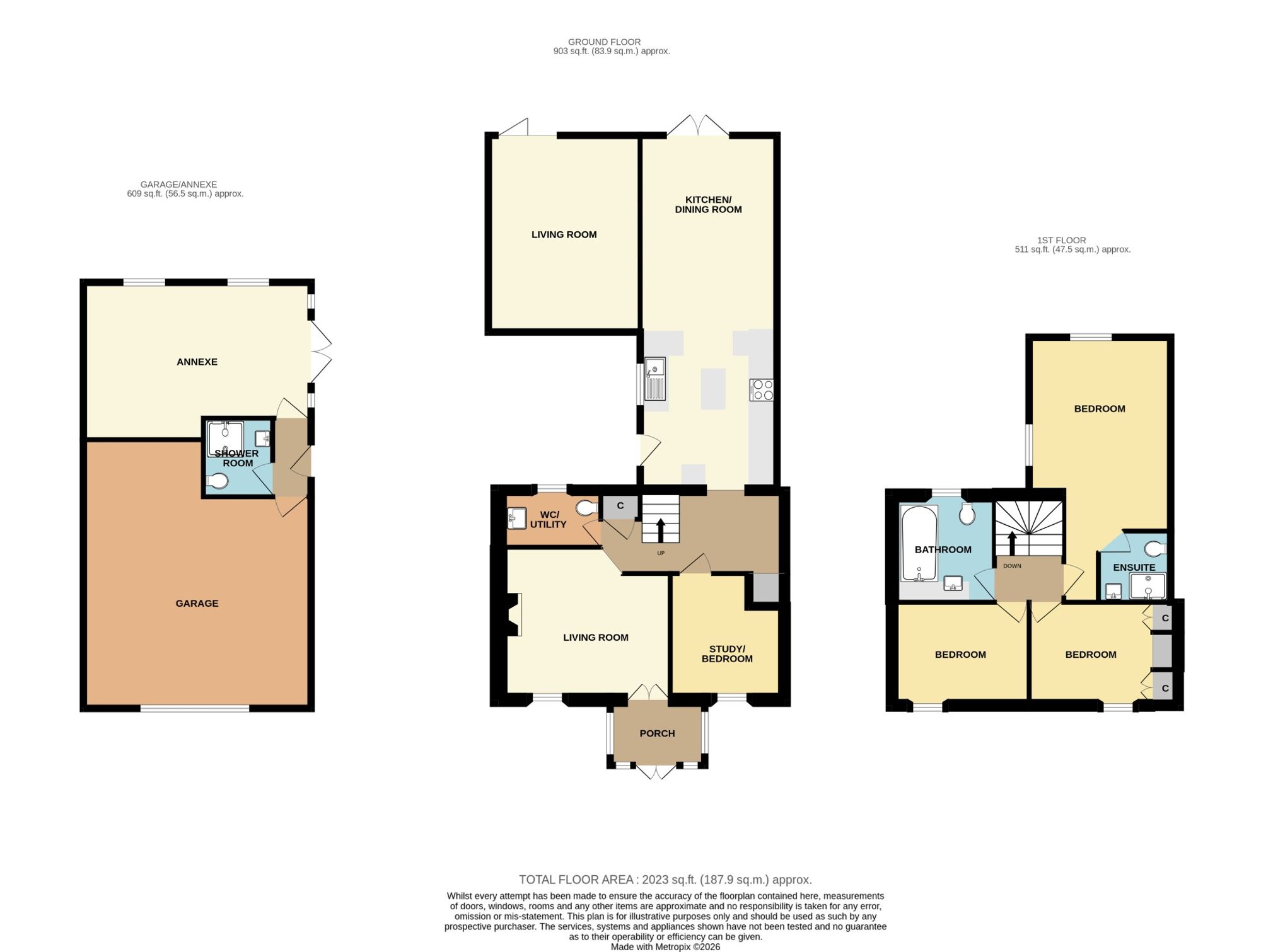 18 West Road, Newquay floorplan
