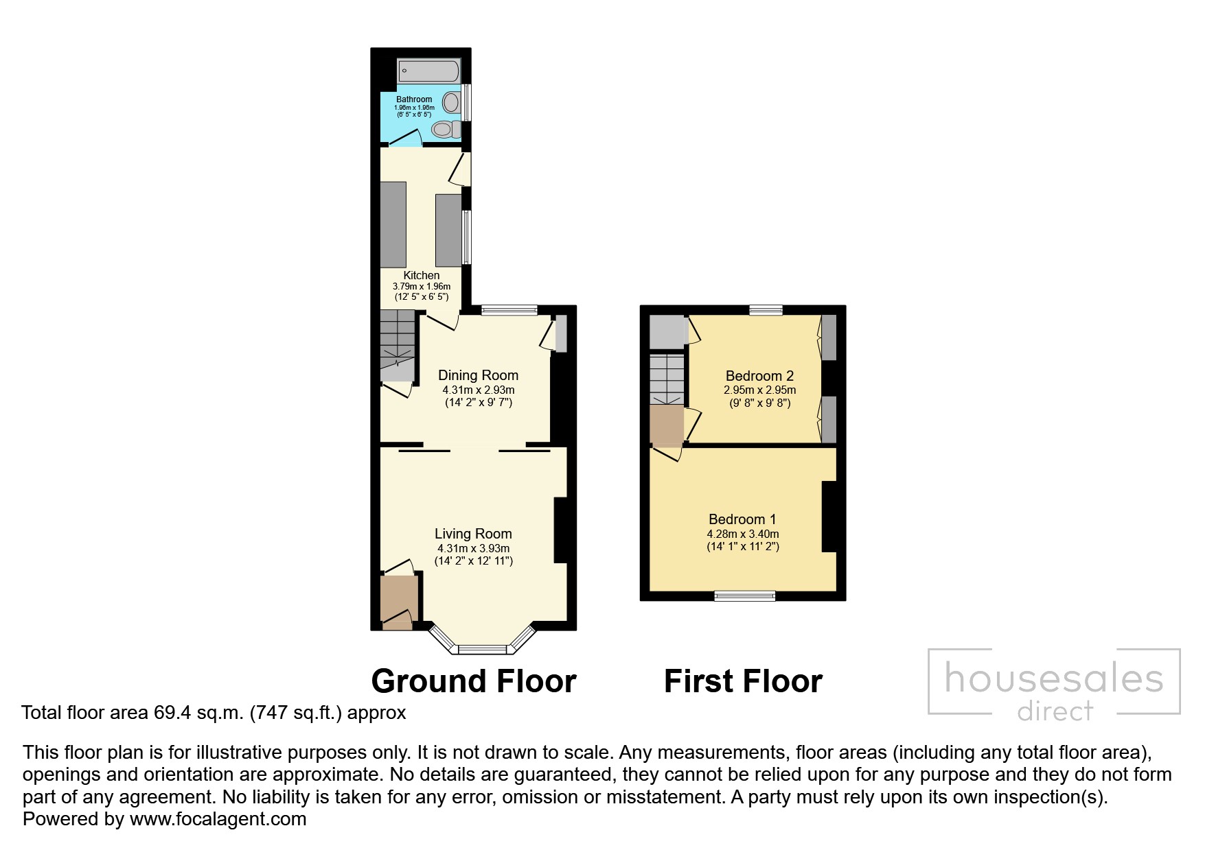 19, Princes Street, Shildon floorplan