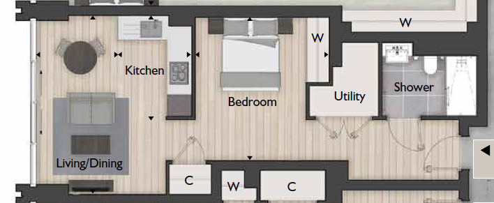 1 Bedrooms Flat for sale in Leman Street, London E1