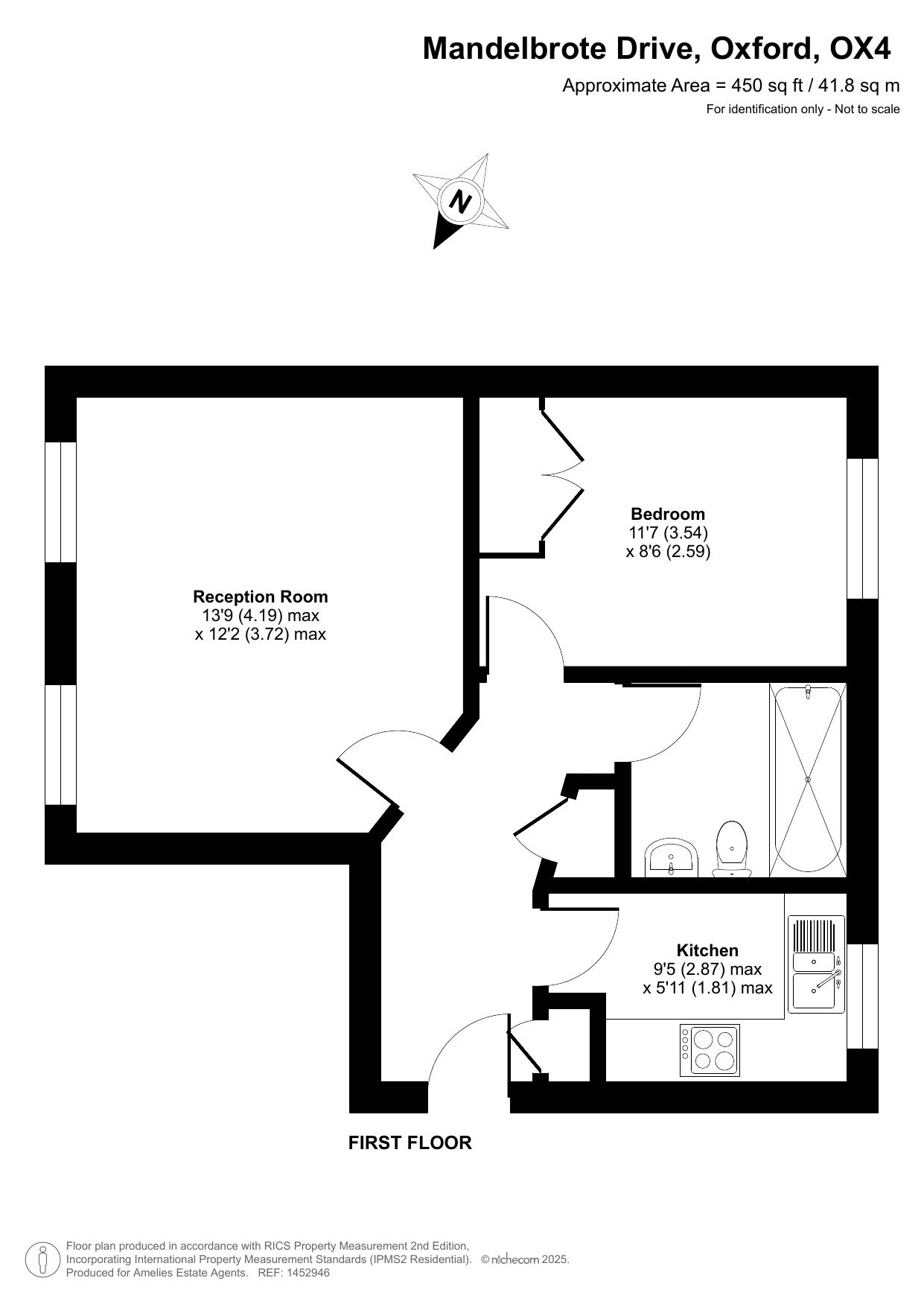 55 St Georges Manor, Mandelbrote Drive, Oxford floorplan