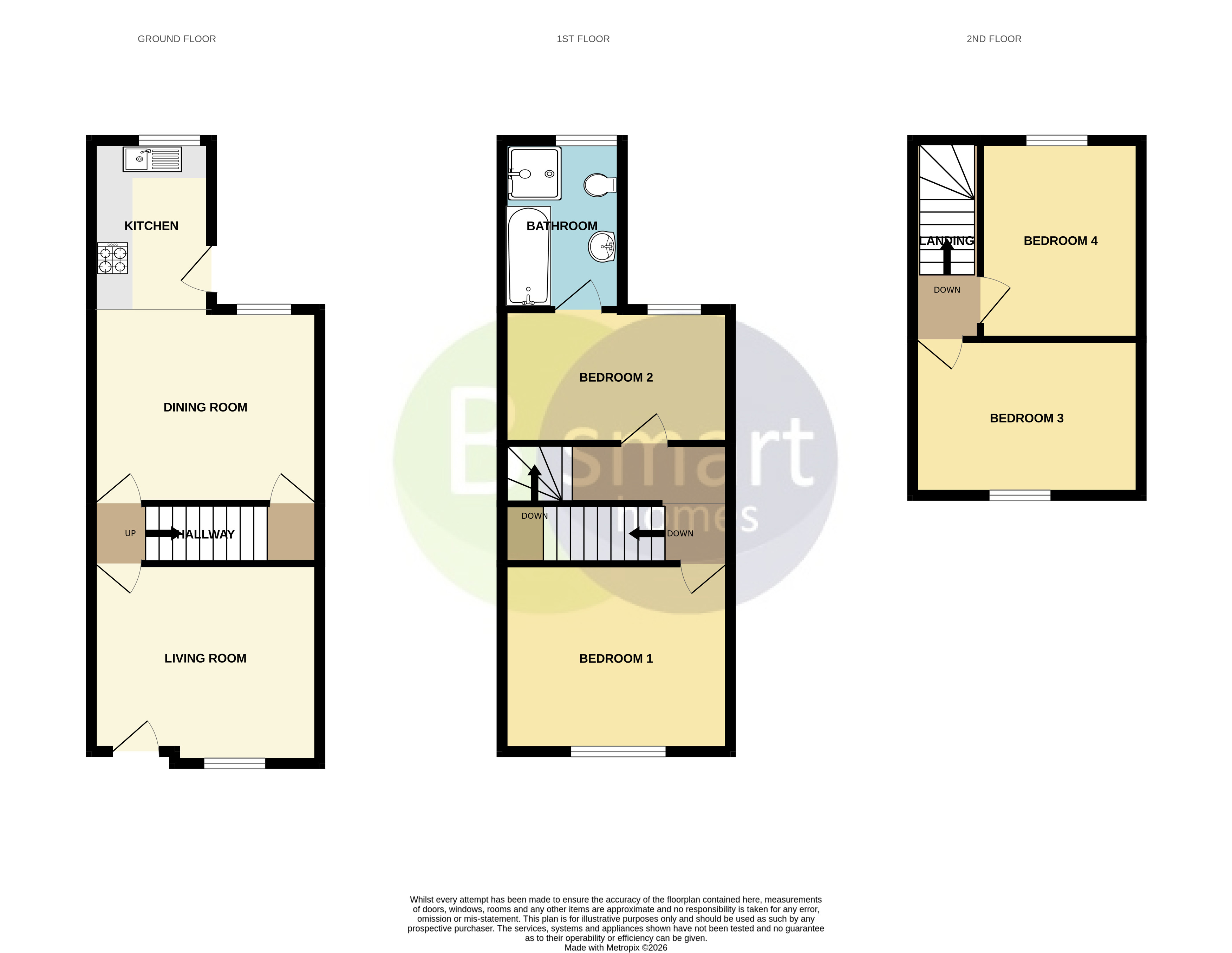 48, Bank Street, Mexborough floorplan